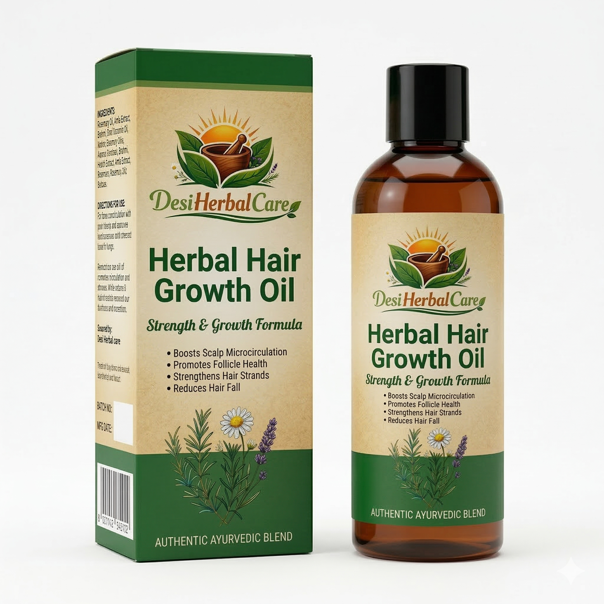 Hair Fall Control Herbal Oil – 200ml