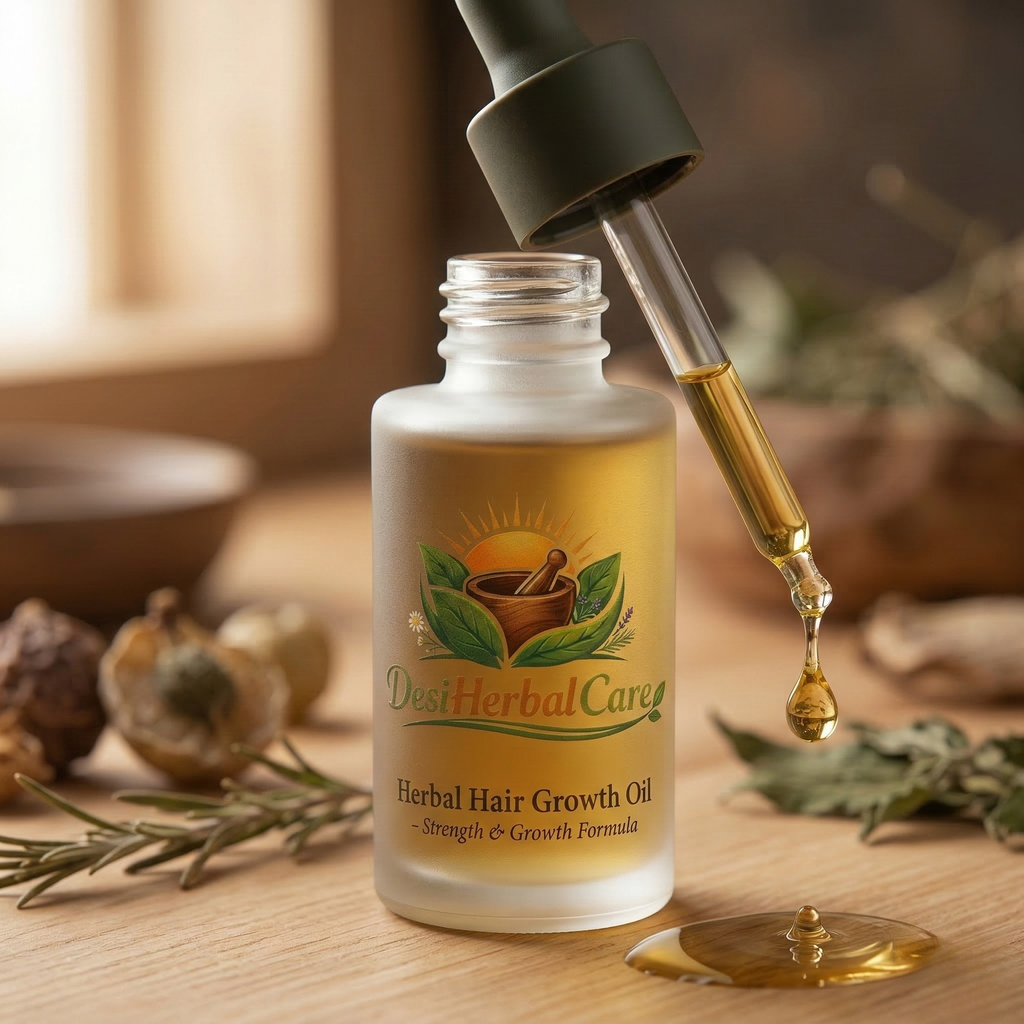Desi Herbal Care – Herbal Hair Growth Oil (Strength & Growth Formula) – 50ml
