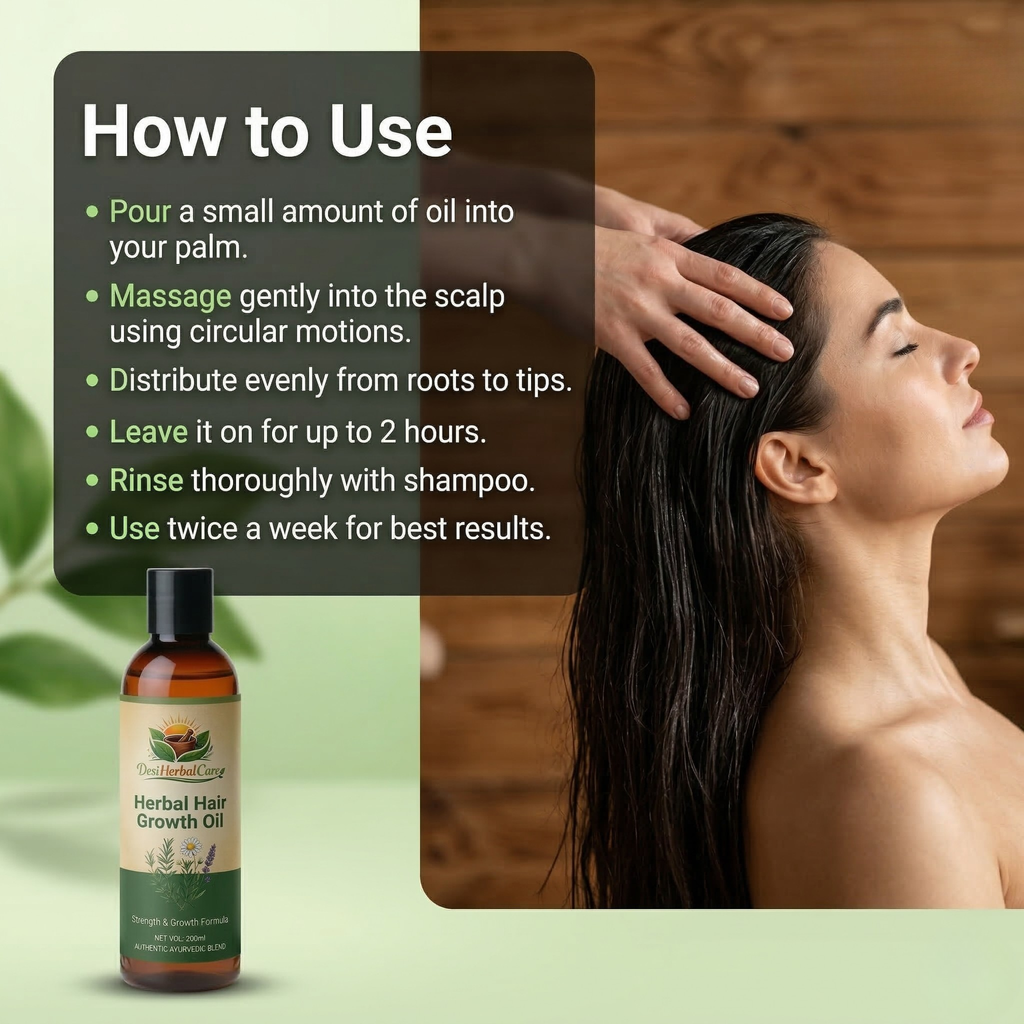 Hair Fall Control Herbal Oil – 200ml