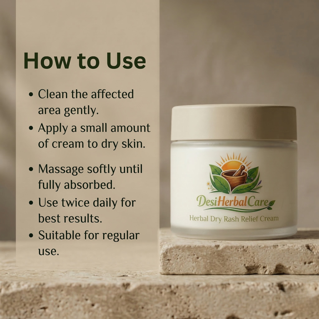 Herbal Dry Rash Relief Cream – 50g